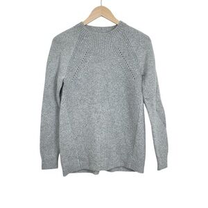 Ann Taylor Loft Gray Wool Alpaca Sweater XS